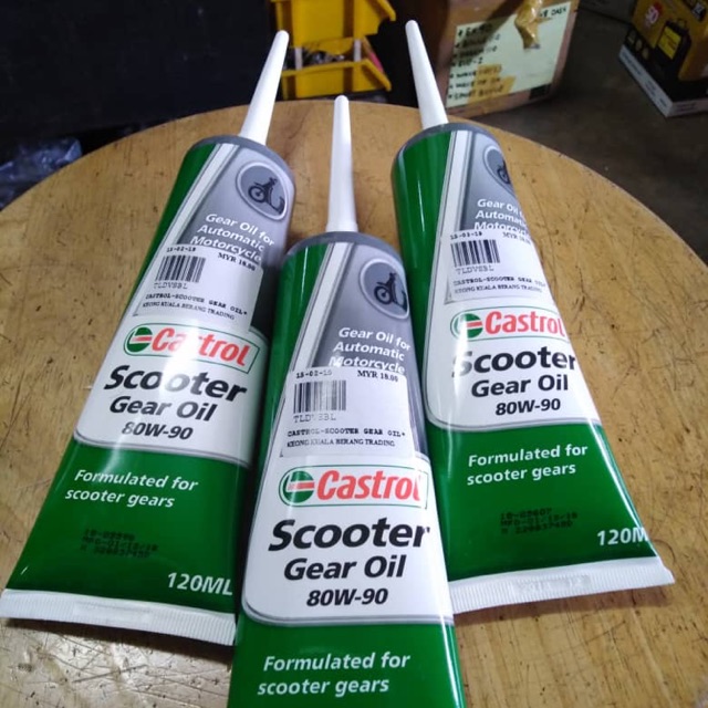 Castrol Gear Oil Scooter 120ml Shopee Malaysia