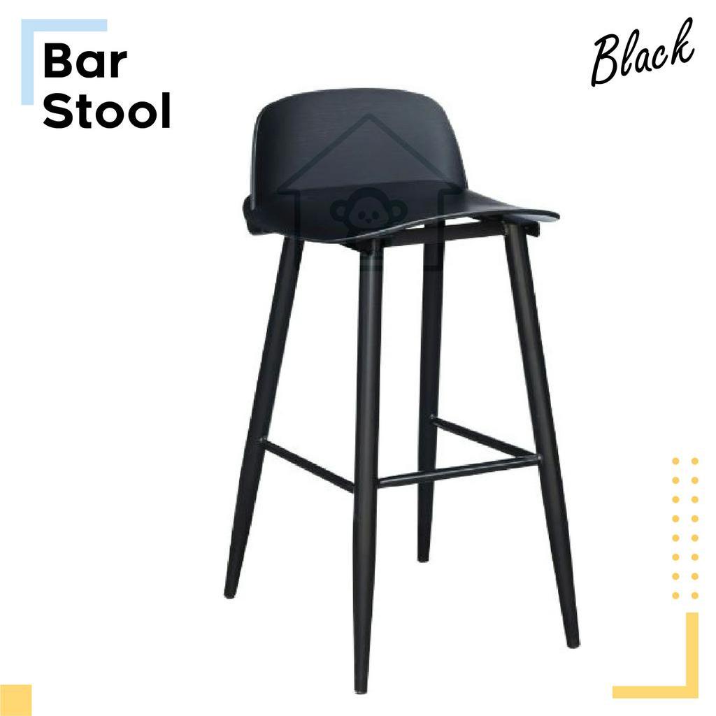 BAR STOOL / HIGH CAFE BAR STOOL / RECEPTION STOOL NORDIC STYLE/HIGH