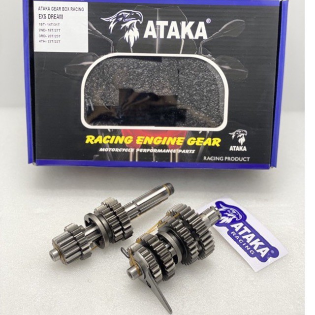 ATAKA RACING GEAR BOX FULL SET EX5 DREAM/ WAVE100/EX5 CLASS 1 gearbox