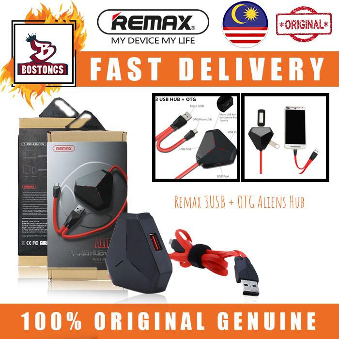 OTG MURAH 🔥 !! REMAX 3.0 USB + OTG ALIENS HUB 👽🔥 Shopee Malaysia