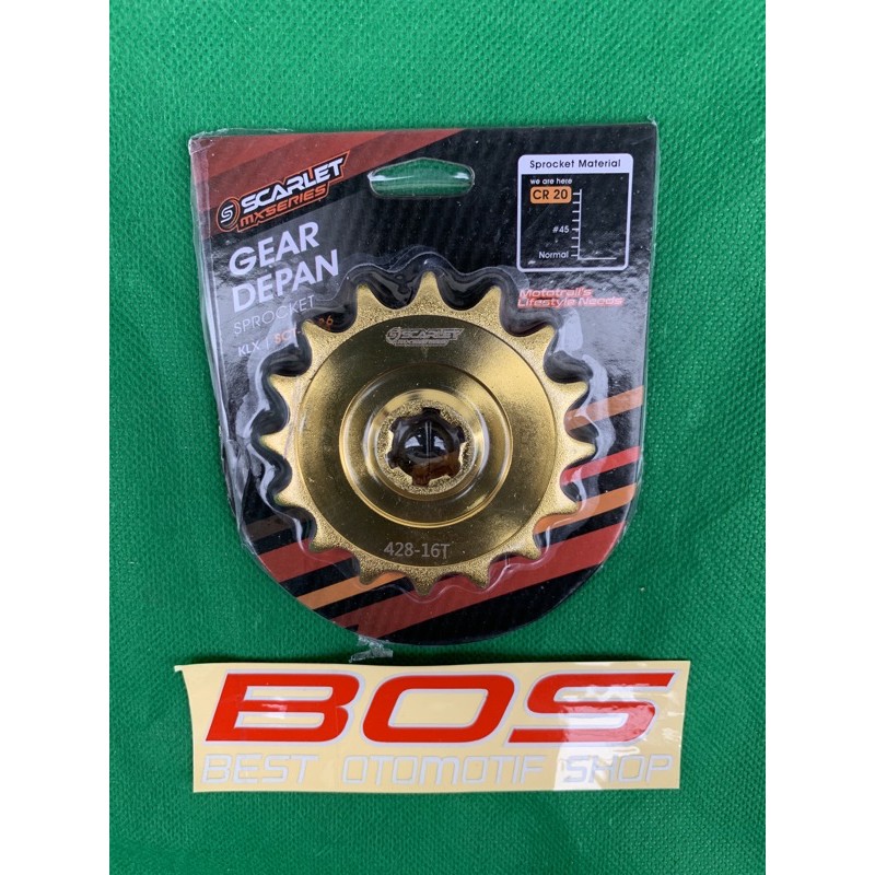 Gear set Front Rear KLX 150 Gear set Front Rear scarlet KLX 150