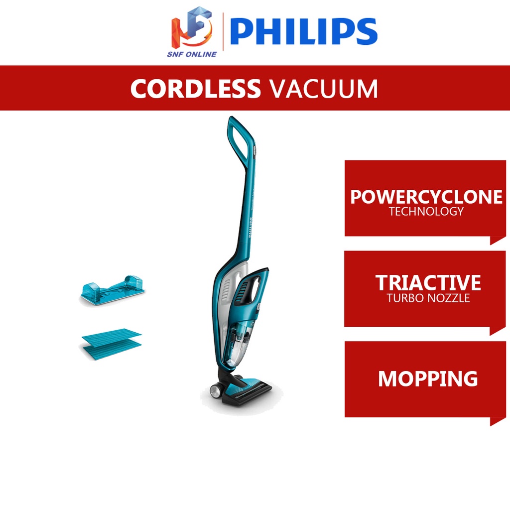 Philips Cordless Power Pro Aqua Vacuum Cleaner And Mopping FC6404/01 FC6404 Shopee Malaysia
