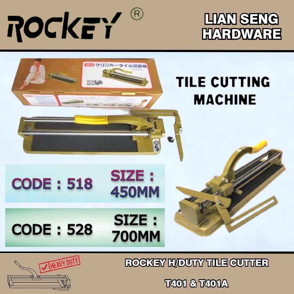 ROCKEY H/DUTY TILE CUTTER 450MM & 700MM Shopee Malaysia
