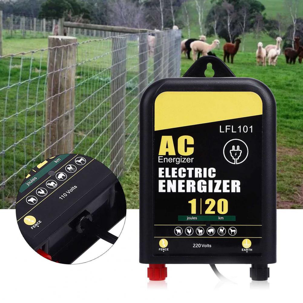 Moonbase Electric Fence Charger Fence Energizer ABS for Cattle Sheep