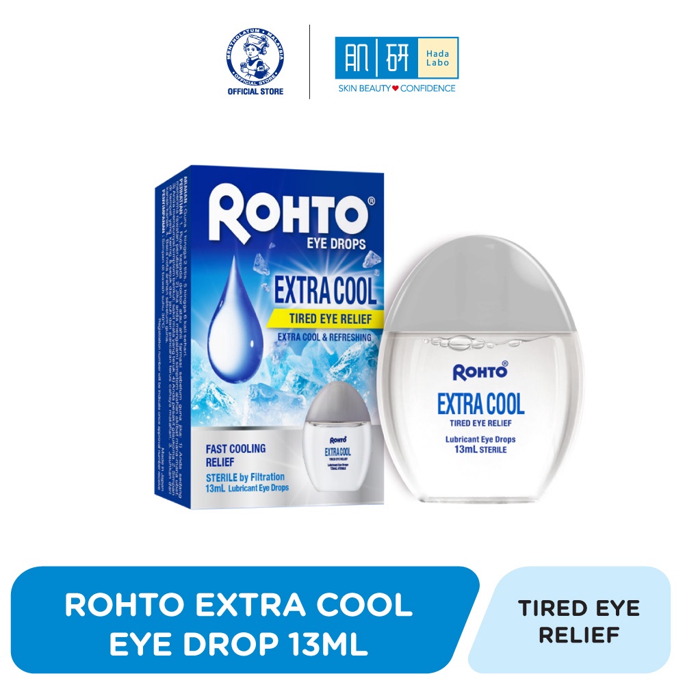Rohto Extra Cool Eye Drops 13ml [Refreshing/ Immediate Cooling Relief