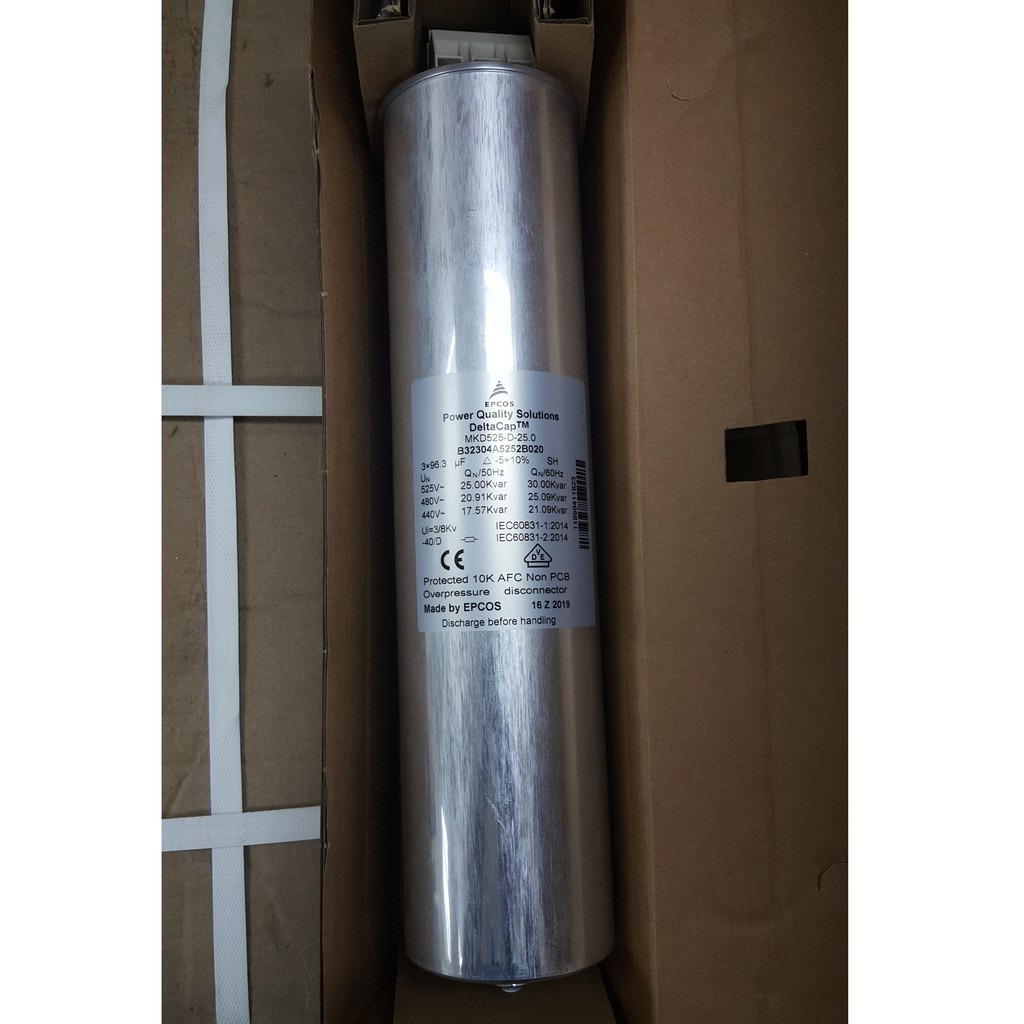 EPCOS Capacitor Bank 440V 525V power capacitor with cable Shopee Malaysia