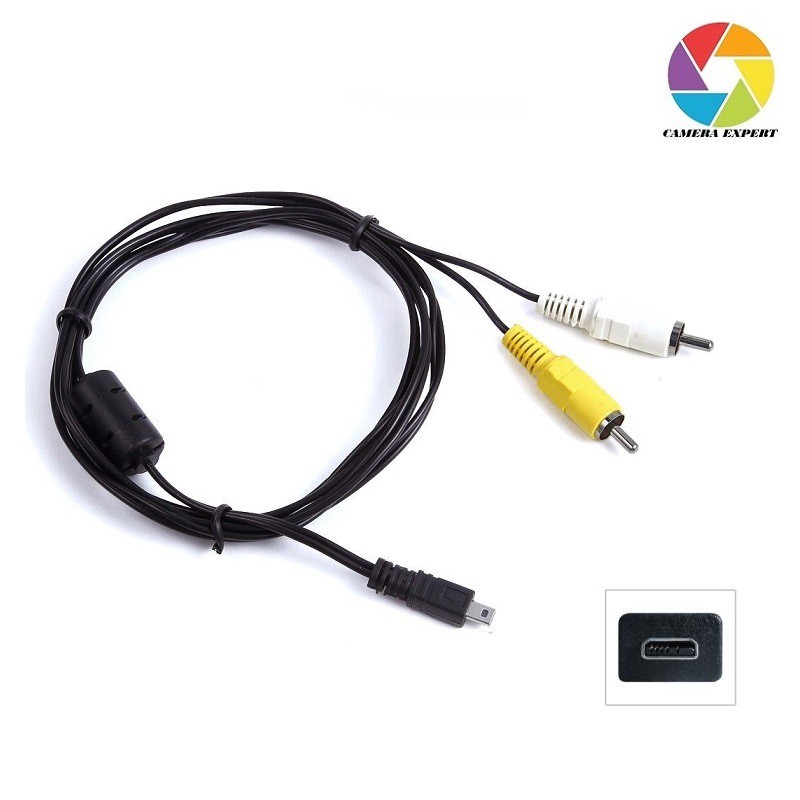 AV A/V Audio Video TVOUT Cable Cord Lead For Nikon Coolpix Camera EG