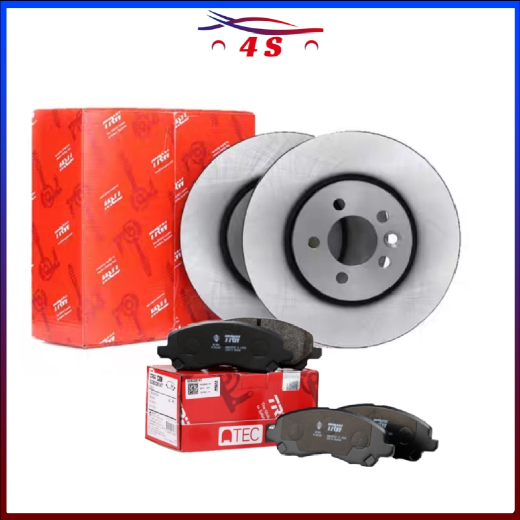 TRW Perodua Myvi Lagi Best / Axia / Bezza Front Disc Rotor With Brake Pad ( DF8042 / GDB7856