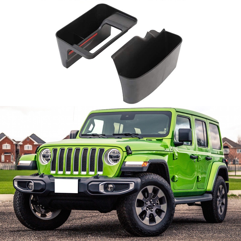 【Spot Goods】 Black Car Interior Accessories For Jeep Wrangler JL JT