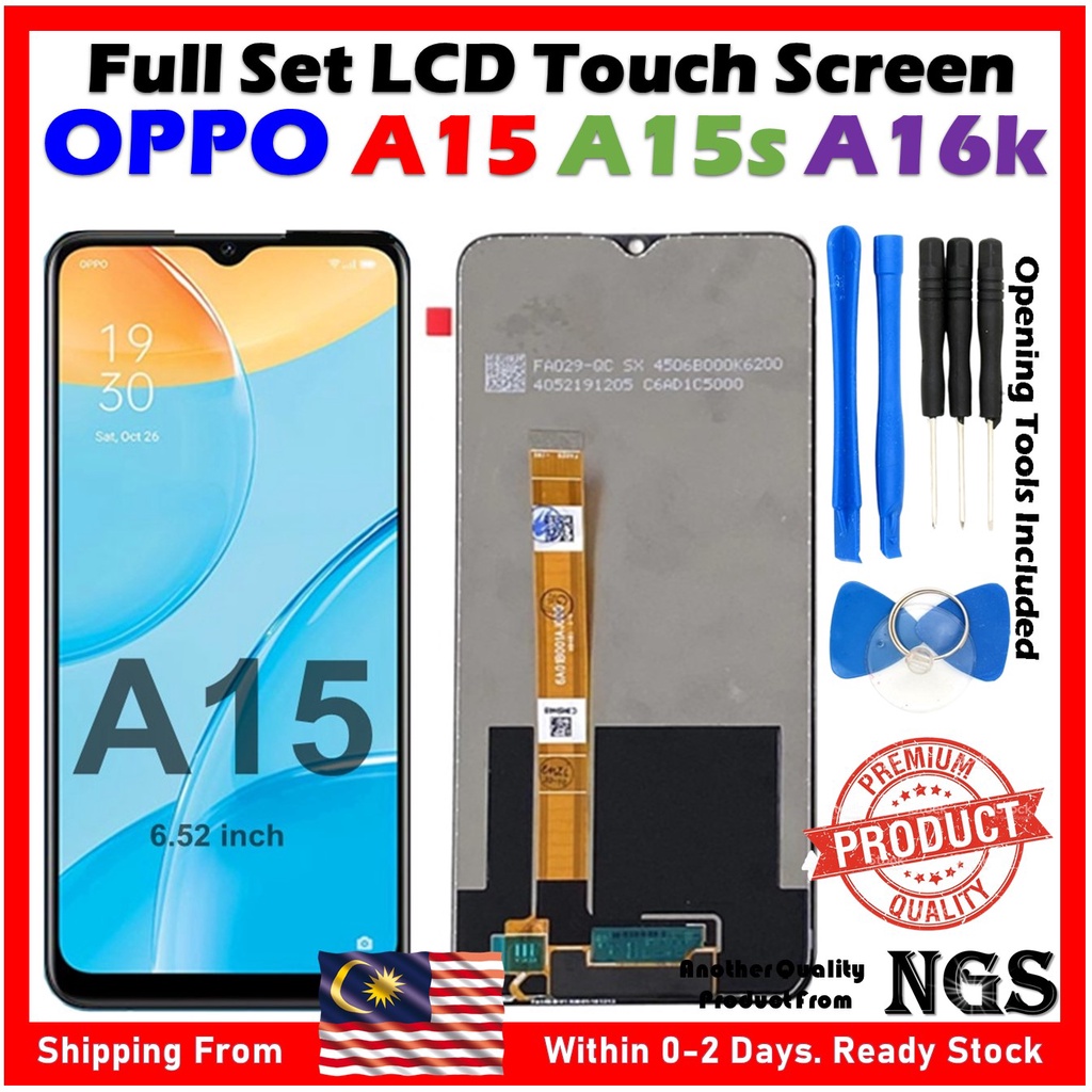 ORl NGS Brand Full Set LCD Touch Screen Compatible For OPPO A15 CPH2185