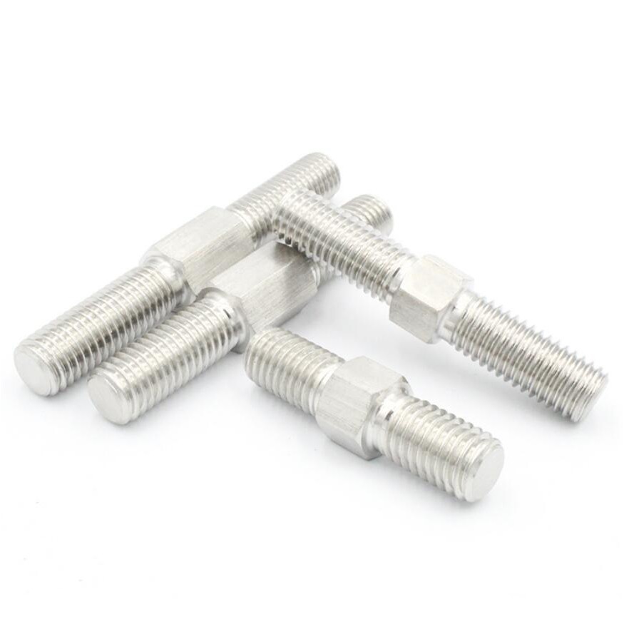2pcs M6 x 40mm 50mm 60mm 70mm 80mm 90mm size double thread screw right
