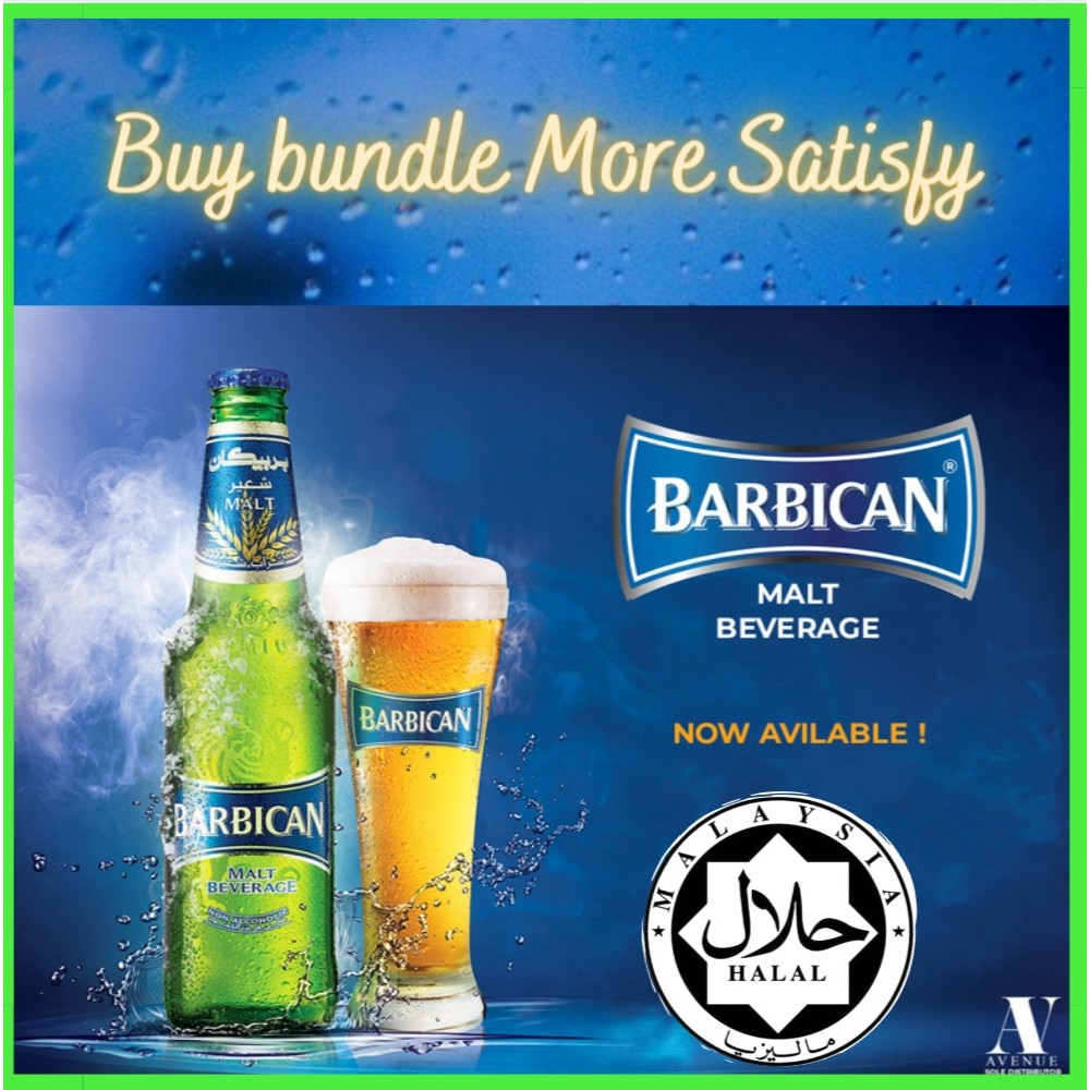 Barbican Drinks 330ml x 6 bottle (halal) drink juice air