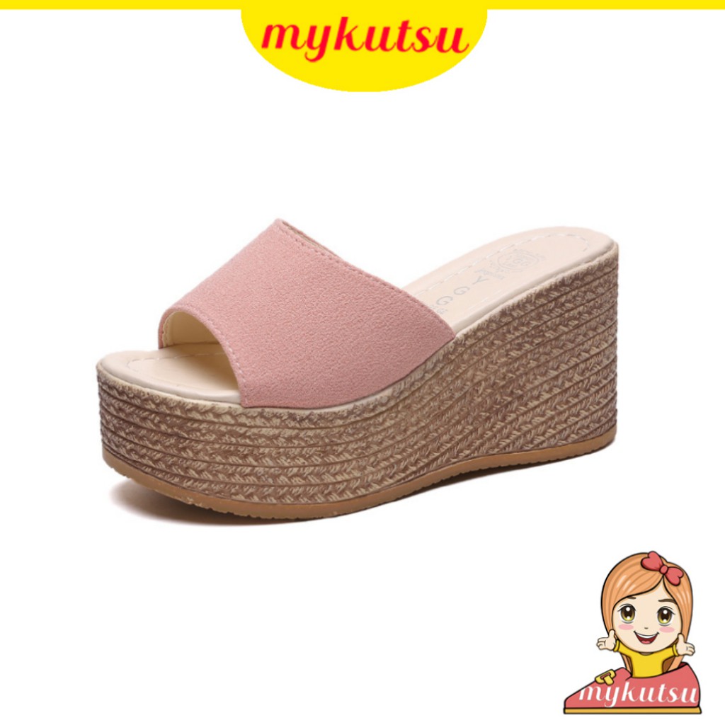 MYKUTSU Jasmine Women Wedges (Plus Size 3543) Shopee Malaysia