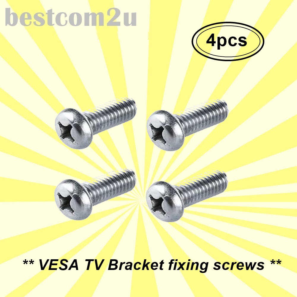 M4 M5 M6 M8 Screws Universal TV Bracket Screw Mounting Hardware Pack