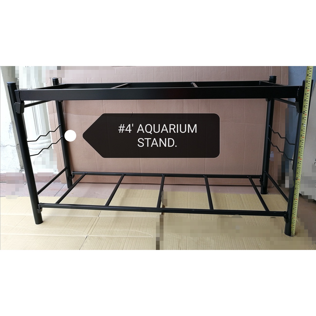 Aquarium Stand for 4feet Tank Fish [4 Feet, 4 Kaki] Kaki Akuarium Ikan