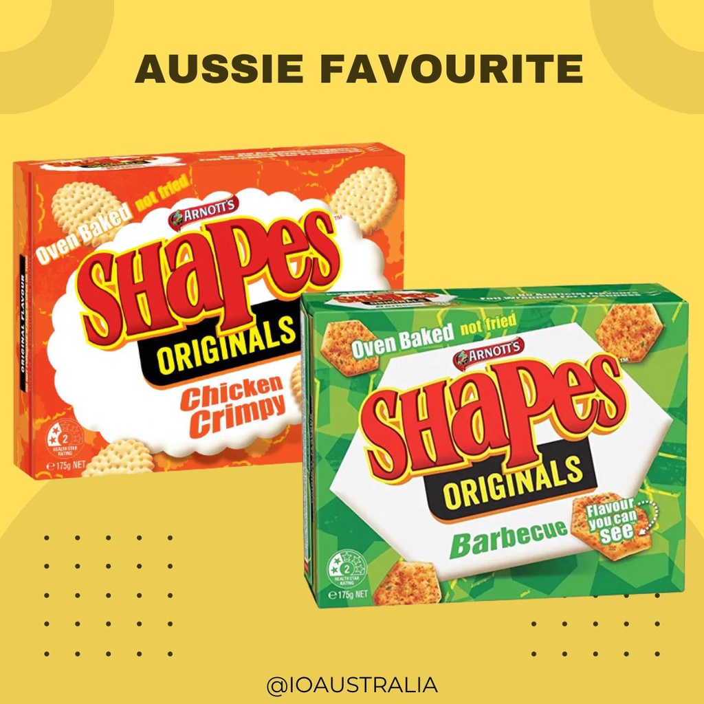 Arnott's Shapes Assorted 175g Shopee Malaysia
