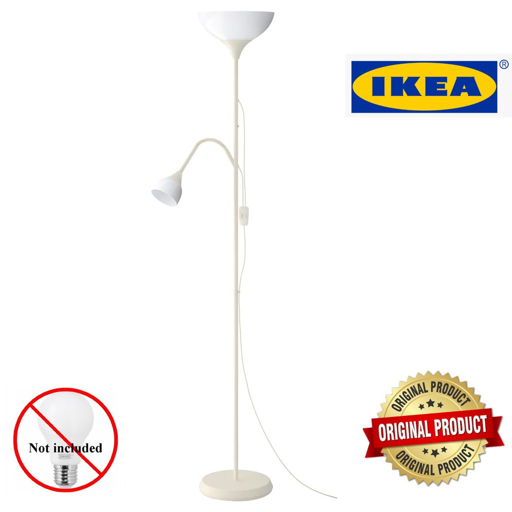 [IKEA] Classic Floor Lamp Uplighter + Reading Lamp Living Bed room