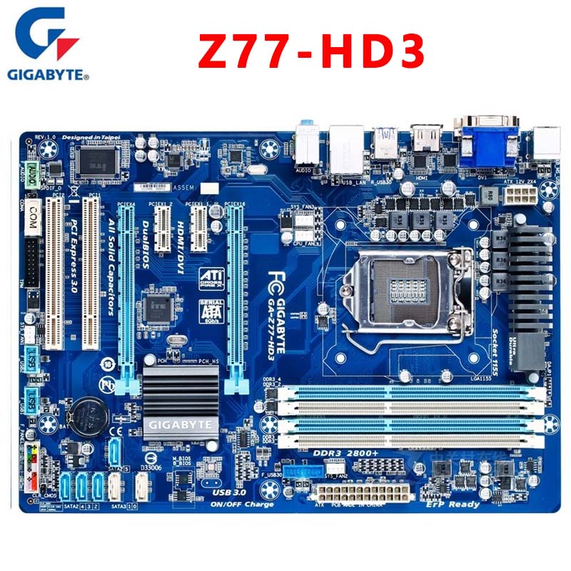 Gigabyte Z77D3H / Z77DS3H /Gigabyte GAZ77PD3/ Z77HD3 1155pin