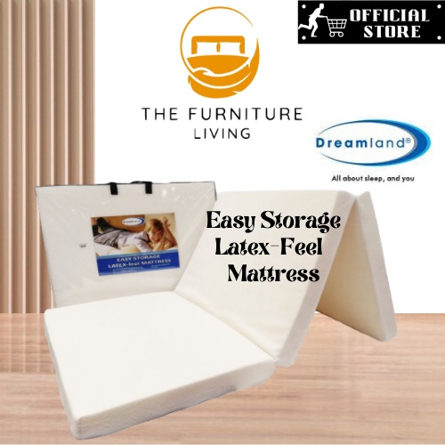Dreamland Easy Storage Premium Foldable Latex Feel Single Mattress