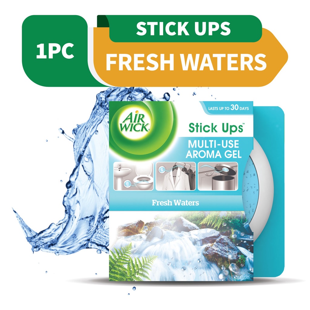 Air Wick Stick Up Gel Fresh Water 30g Shopee Malaysia