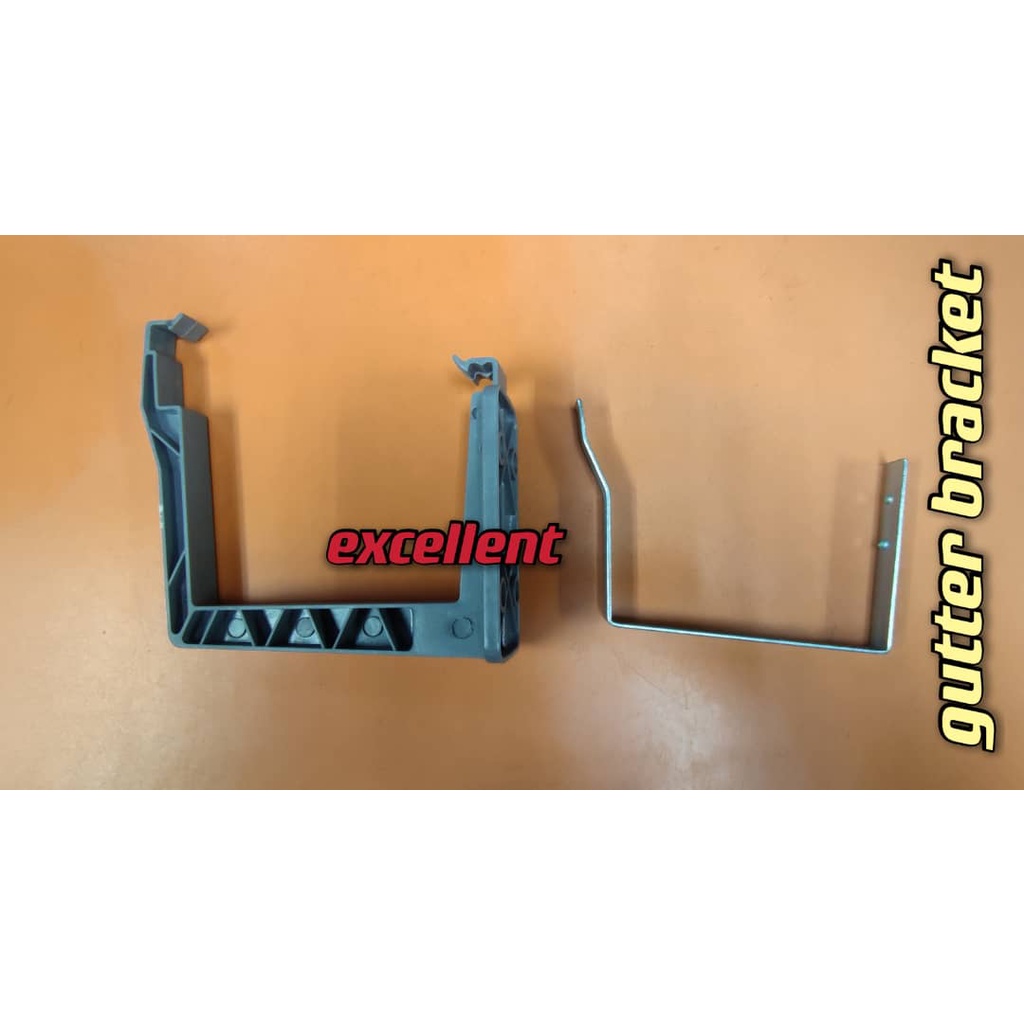 F300 Pvc Gutter Bracket Besi & Bracket PVC Shopee Malaysia
