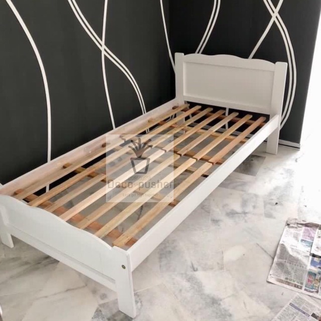 Furniture Direct Kilang Katil Budak Single Wooden Add On Pull Out Boleh