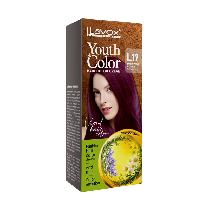 OXY Lavox2 Dark Fashion Color Hair Color 60mlx2 Free Dye Oxygen Bottle + Hair Color Conditioner