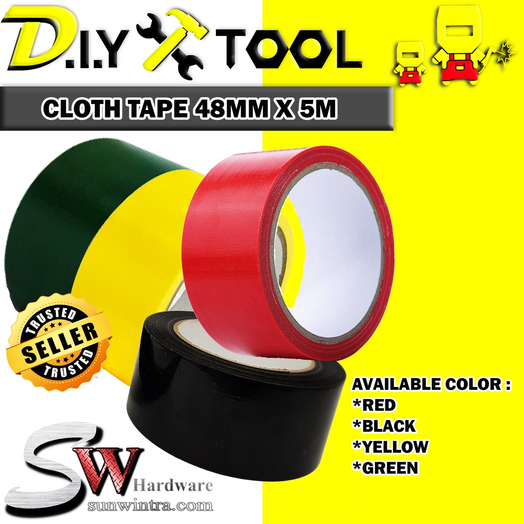 CLOTH TAPE /BINDING TAPE 48MM X 5M Shopee Malaysia