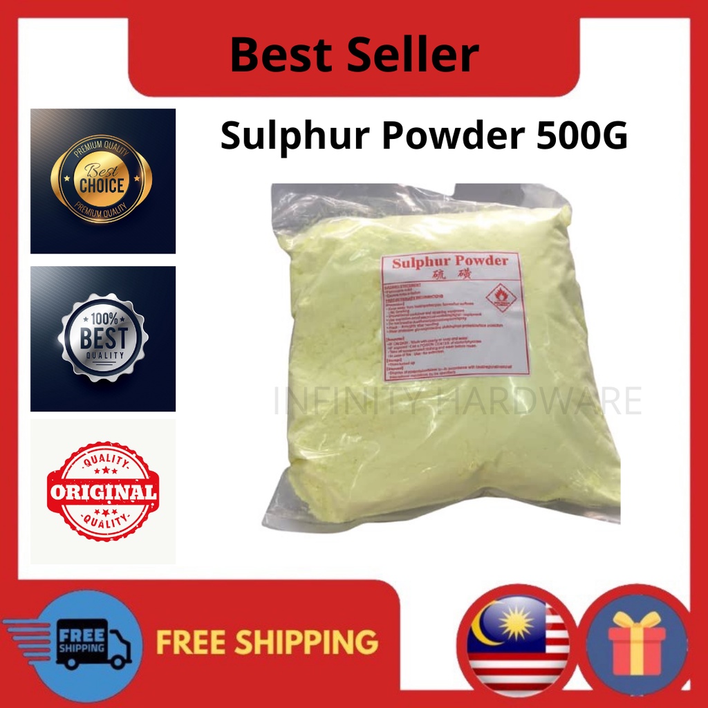 500Gm Sulphur Powder For Snake/Pesticide for Plants and Garden(硫磺
