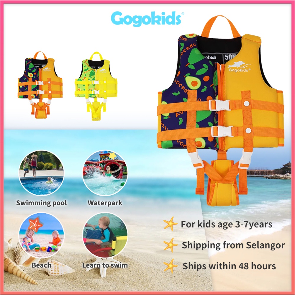 Gogokids Kids Life Jacket Children Swimming Vest Buoyancy Jacket