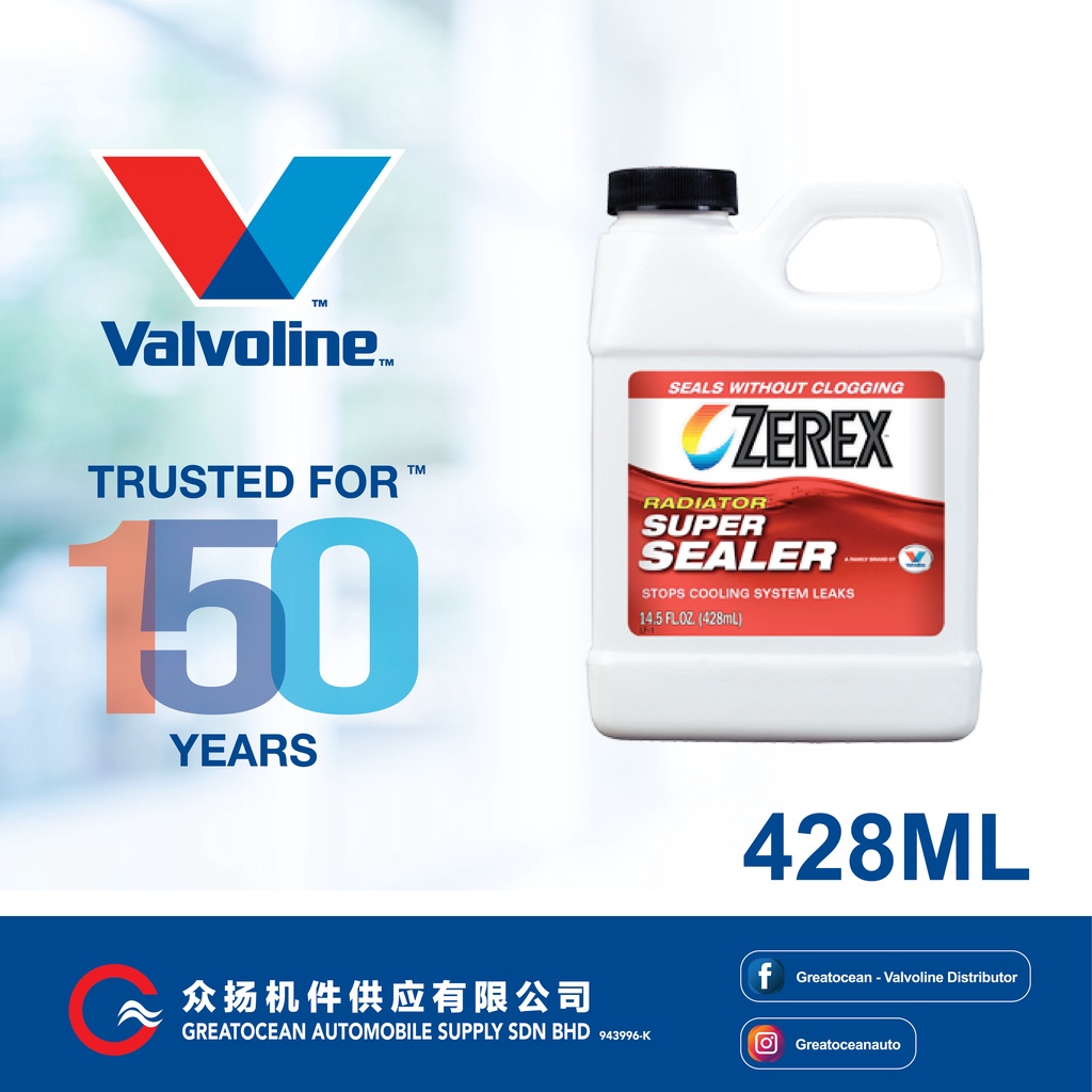 ZEREX SUPER SEALER For Seal Cooling System Leak (428ML) Shopee Malaysia