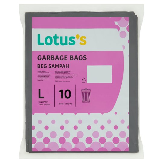 Lotus's Tesco Heavy Duty Garbage Bag Oxodegradable Plastik Sampah S,M