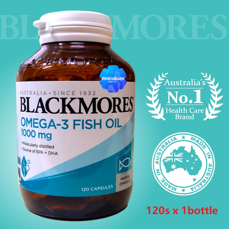 BLACKMORES Omega3 Fish Oil 1000mg 120s / Omega 3 fish oil (100