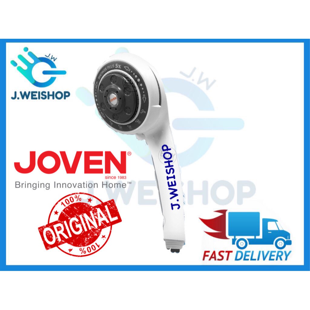 100 Original Joven Hand Shower Head 5 Spray Shopee Malaysia