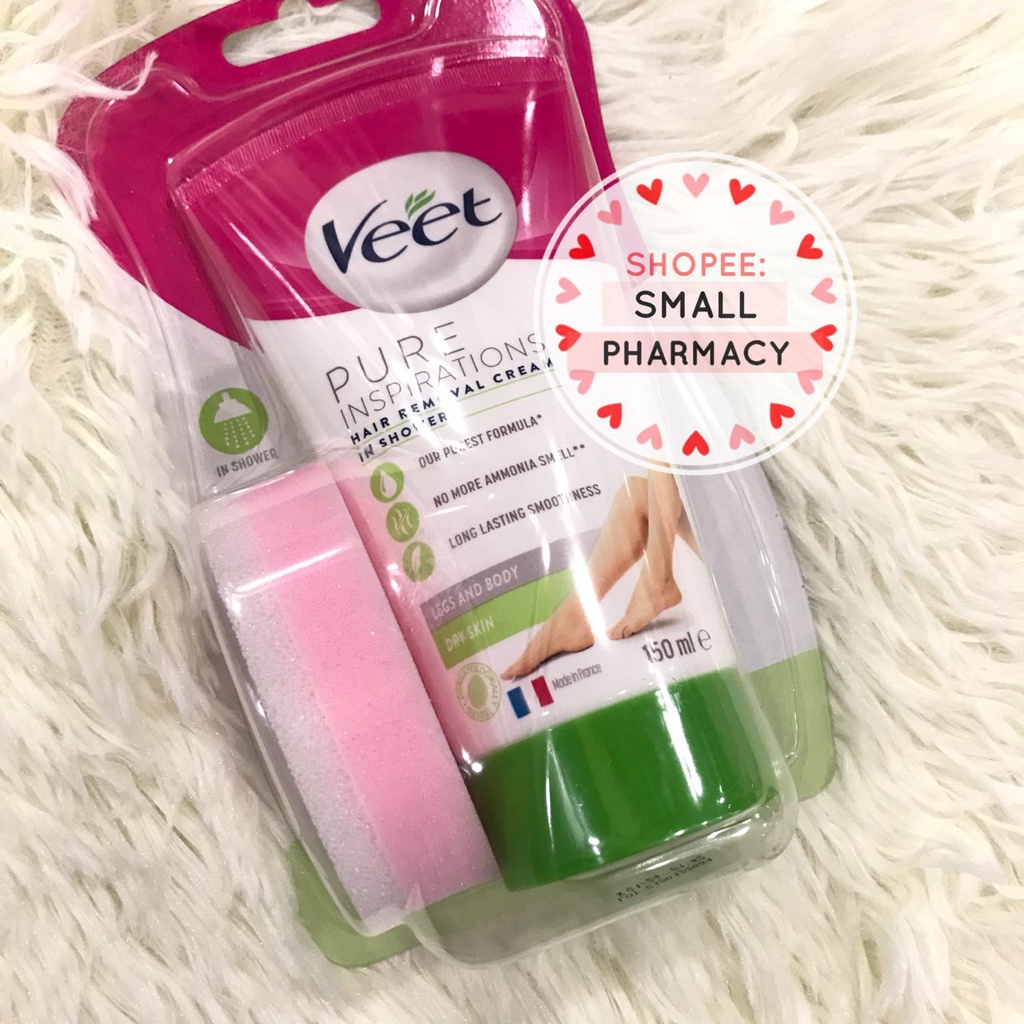 Veet In Shower Hair Removal Cream With Silky Fresh For Normal / Dry / Sensitive Skin 150ml