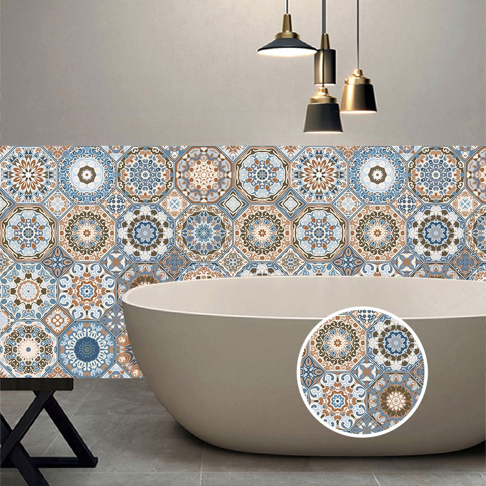 EaseyLike National Style wallpaper Waterproof wall paper sticker home