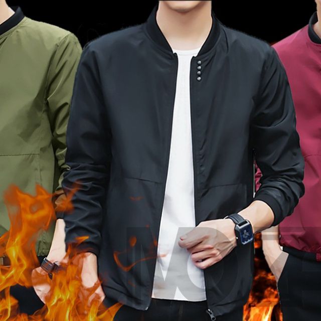 BOMBER JACKET Korean Style Slim Fit (Ready Stock In Malaysia) Shopee