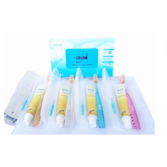 Atomy Oral Care Travel Set (1 Toothbrush + 1 Toothpaste 50g + 1