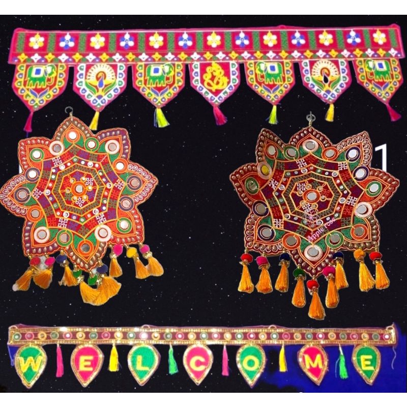 Handmade embrodory Decorative Wall Hanging/Home Decor for deepavali