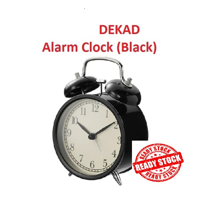 DEKAD Alarm Clock Black 503.919.06 (Ready Stock) Shopee Malaysia