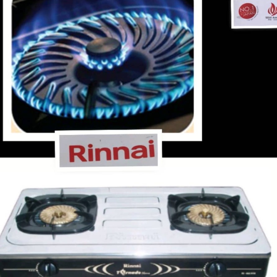 Rinnai Gas Cooker RI602HTB /Rinnai RI602HTB Two Burner Stainless