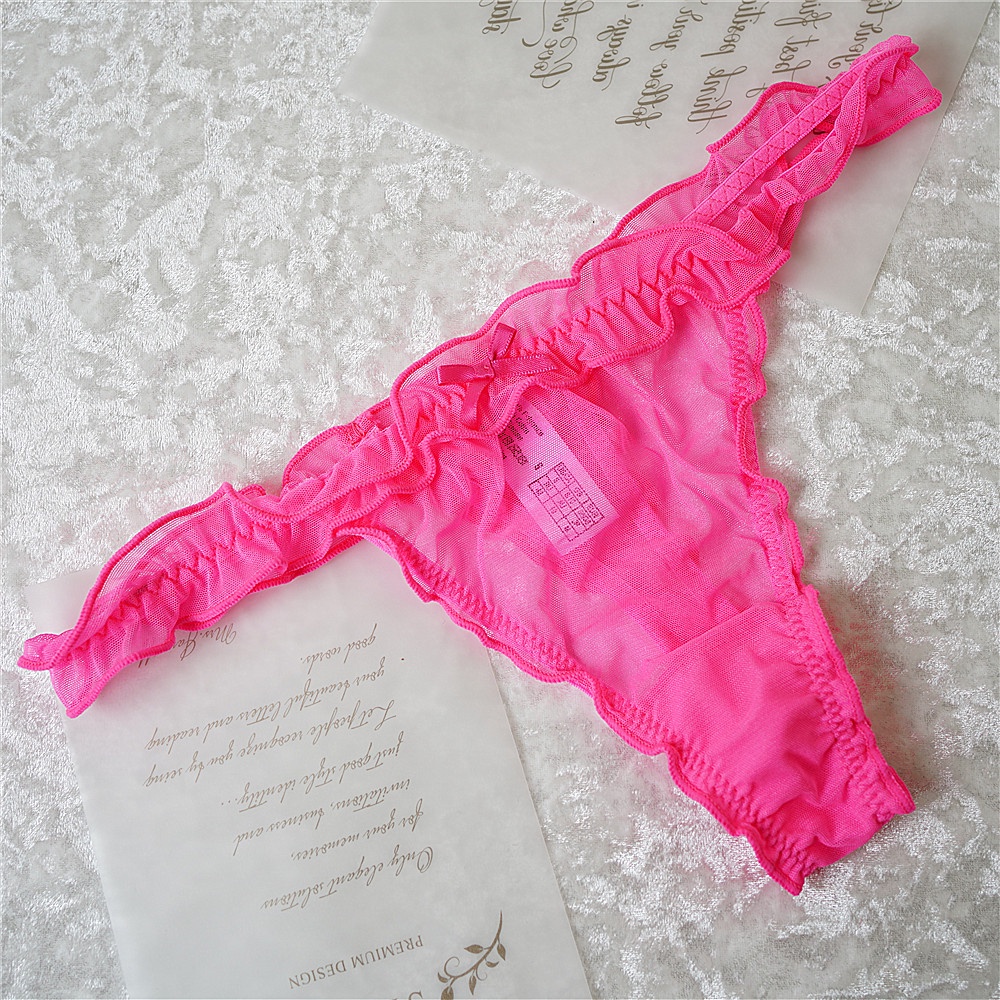 Voplidia Underwear Women's Panties Plus Size Bow Sexy Lingerie Thongs G