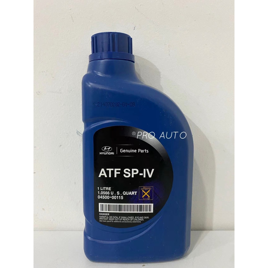 HYUNDAI ATF SP-IV SP4 SP-4 AUTO TRANSMISSION FLUID (1L) | Shopee Malaysia