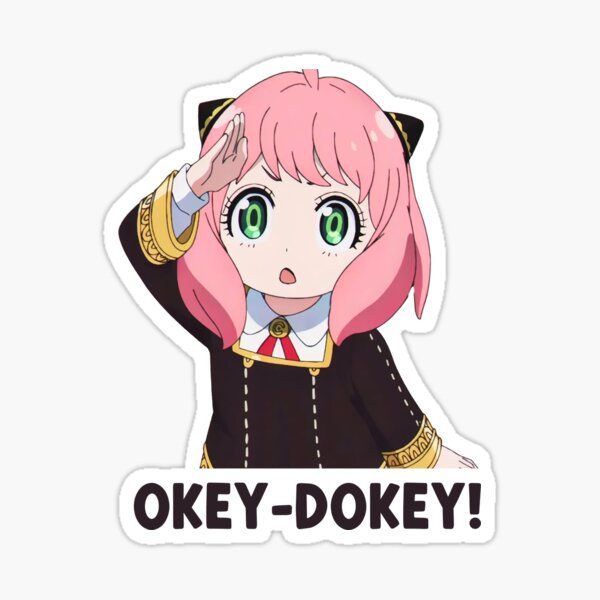 Spy X Family Anya Okey Dokey Stickers Shopee Malaysia