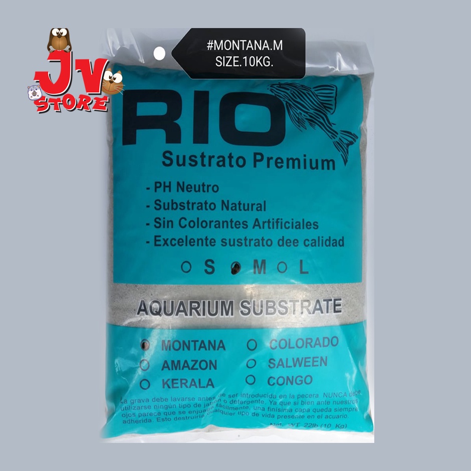 RIO Lab Series Aquarium Substrate Sustrato Premium Sand Pasir 10kg