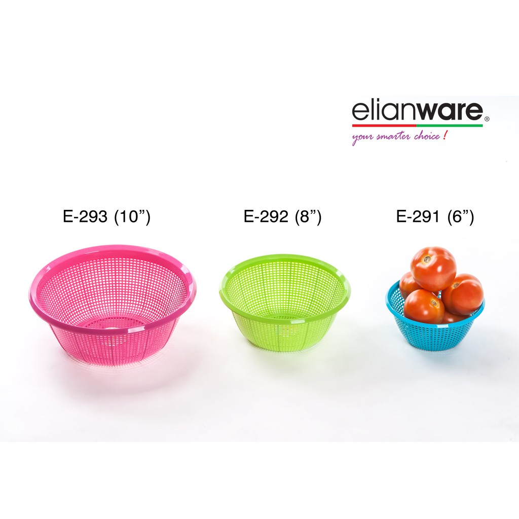 Elianware Round Colander 6"/8"/10" /Elianware Round BPA Free