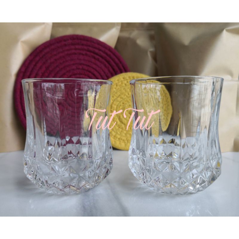 High Quality Crystal Glass Cups Tableware Wine Glass 厚实高贵水晶玻璃杯酒杯 Gelas Cawan Kaca Kristal Tebal