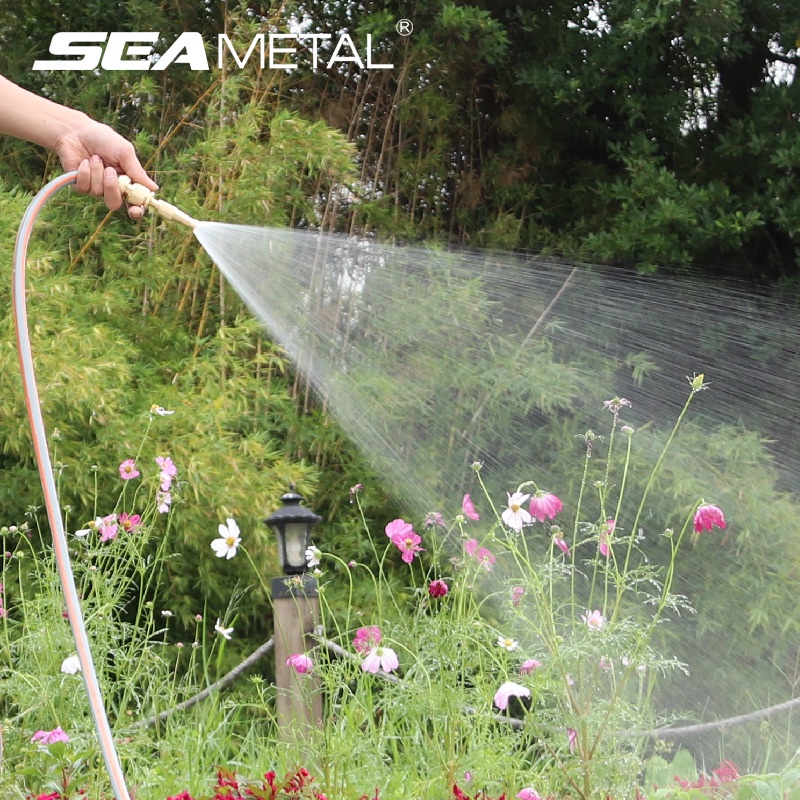 SEAMETAL Car Wash WaterGun Nozzle Copper Inline Water Nozzles Inline