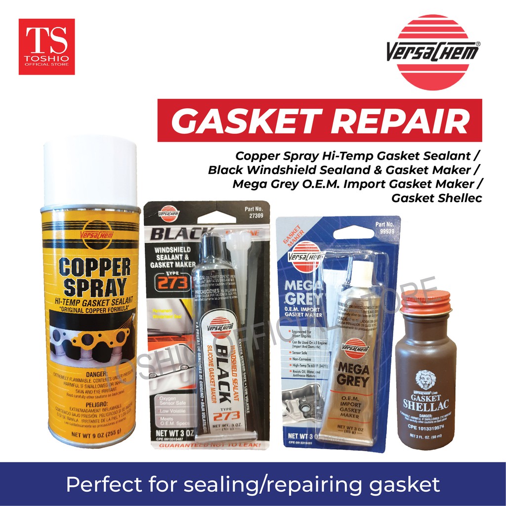 VersaChem Gasket Repair / Sealant / Silicone / Maker / Shellac (Model