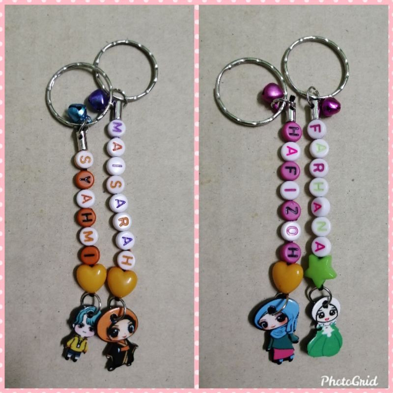 DIY KEYCHAIN NAMA COMEL Shopee Malaysia